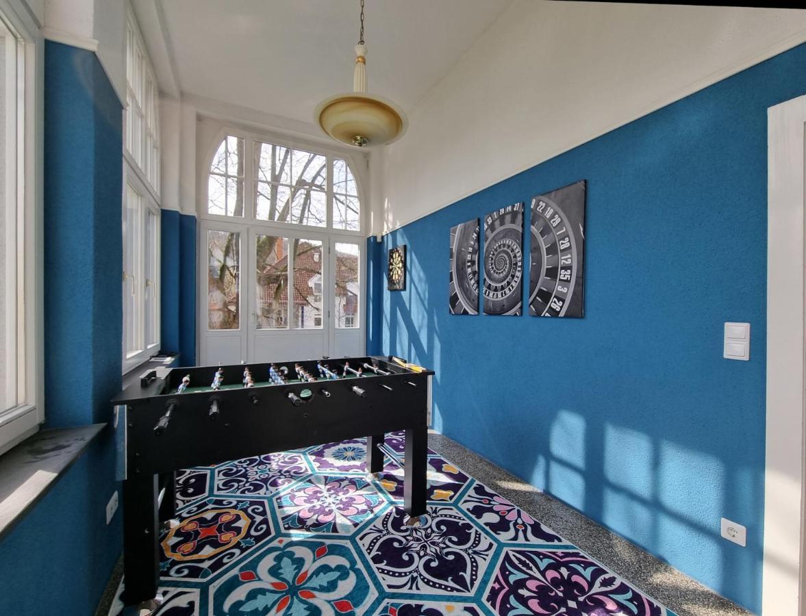 Charysma - Jugendstil Trifft Moderne, Schlafzimmer Mit Smart-Tv, Tischfussball, Darts, Parkplatz Hamelin Exterior foto
