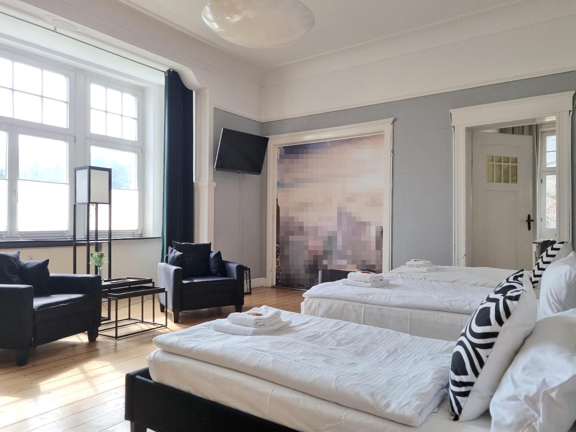 Charysma - Jugendstil Trifft Moderne, Schlafzimmer Mit Smart-Tv, Tischfussball, Darts, Parkplatz Hamelin Exterior foto
