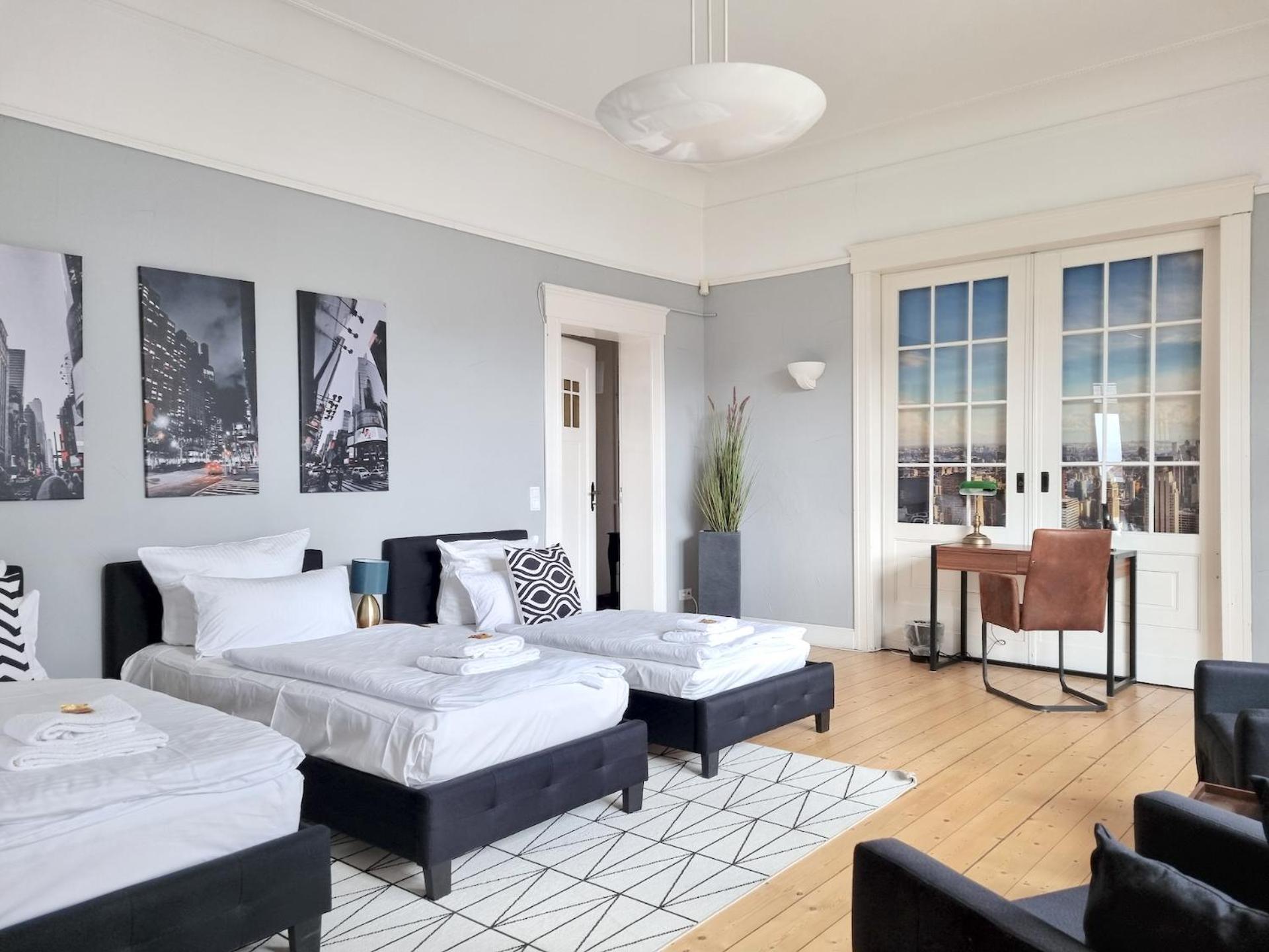 Charysma - Jugendstil Trifft Moderne, Schlafzimmer Mit Smart-Tv, Tischfussball, Darts, Parkplatz Hamelin Exterior foto